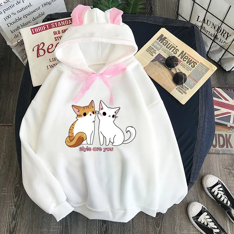 

Женский пуловер с капюшоном, из полиэстера