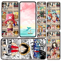 silicone cover one piece anime deluxe poster for samsung a91 a81 a71 a51 5g uw a41 a31 a21s a21 a11 a03 a01 black phone case