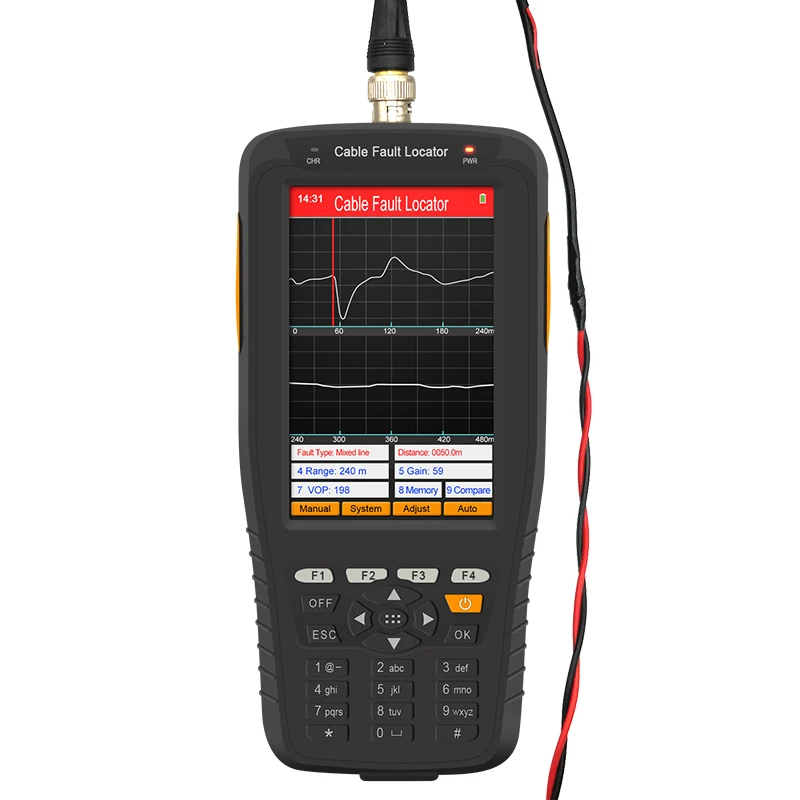 

TDR Cable Fault Locator 8km Fast Tester Speed Accurate Test