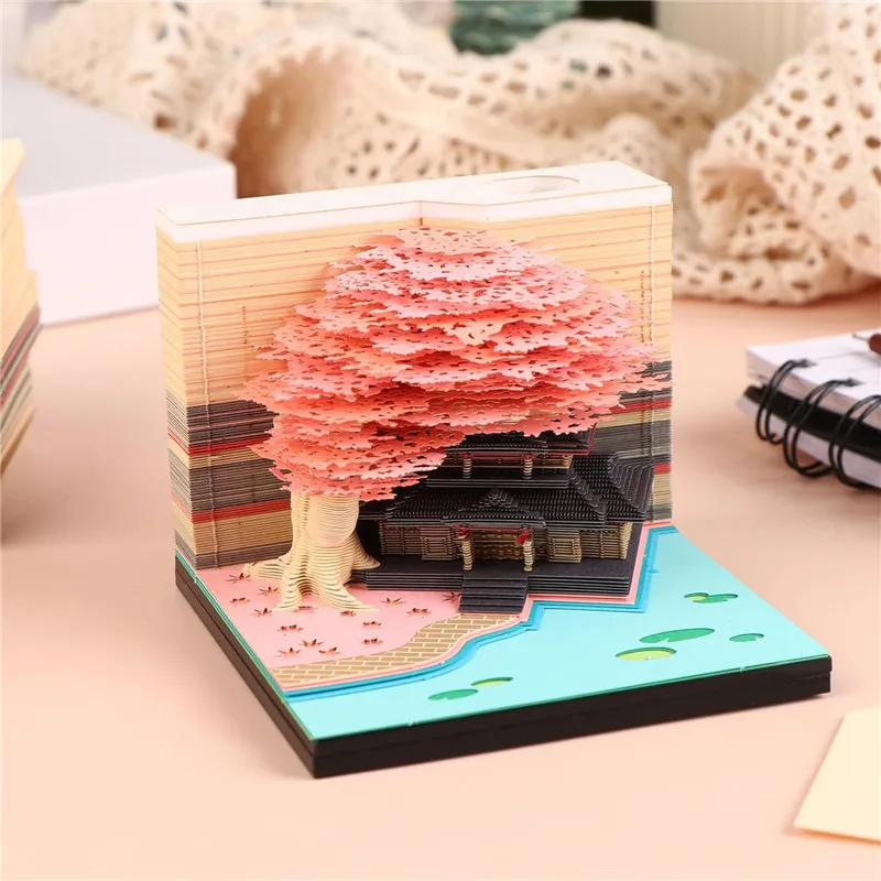 3D записная книжка EZONE с деревьим домом