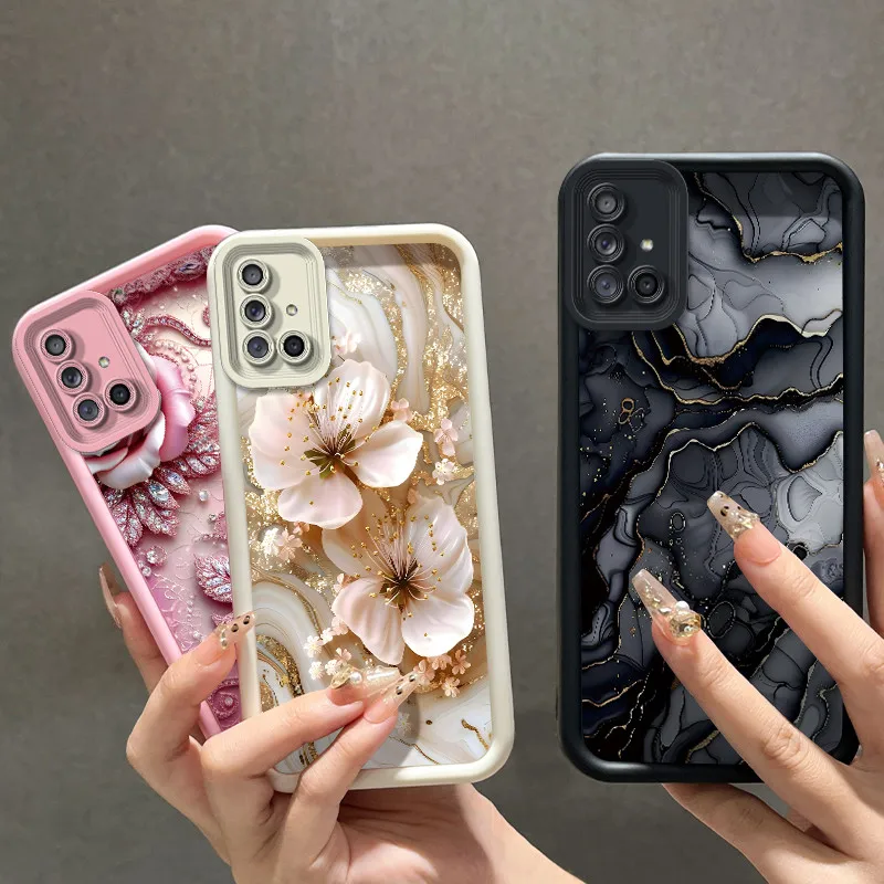 Фото В наличии чехол для телефона Samsung Galaxy M31s с красивым узором в виде бабочек и цветов, чехол для Samsung Galaxy M51 с защитой от царапин. №1