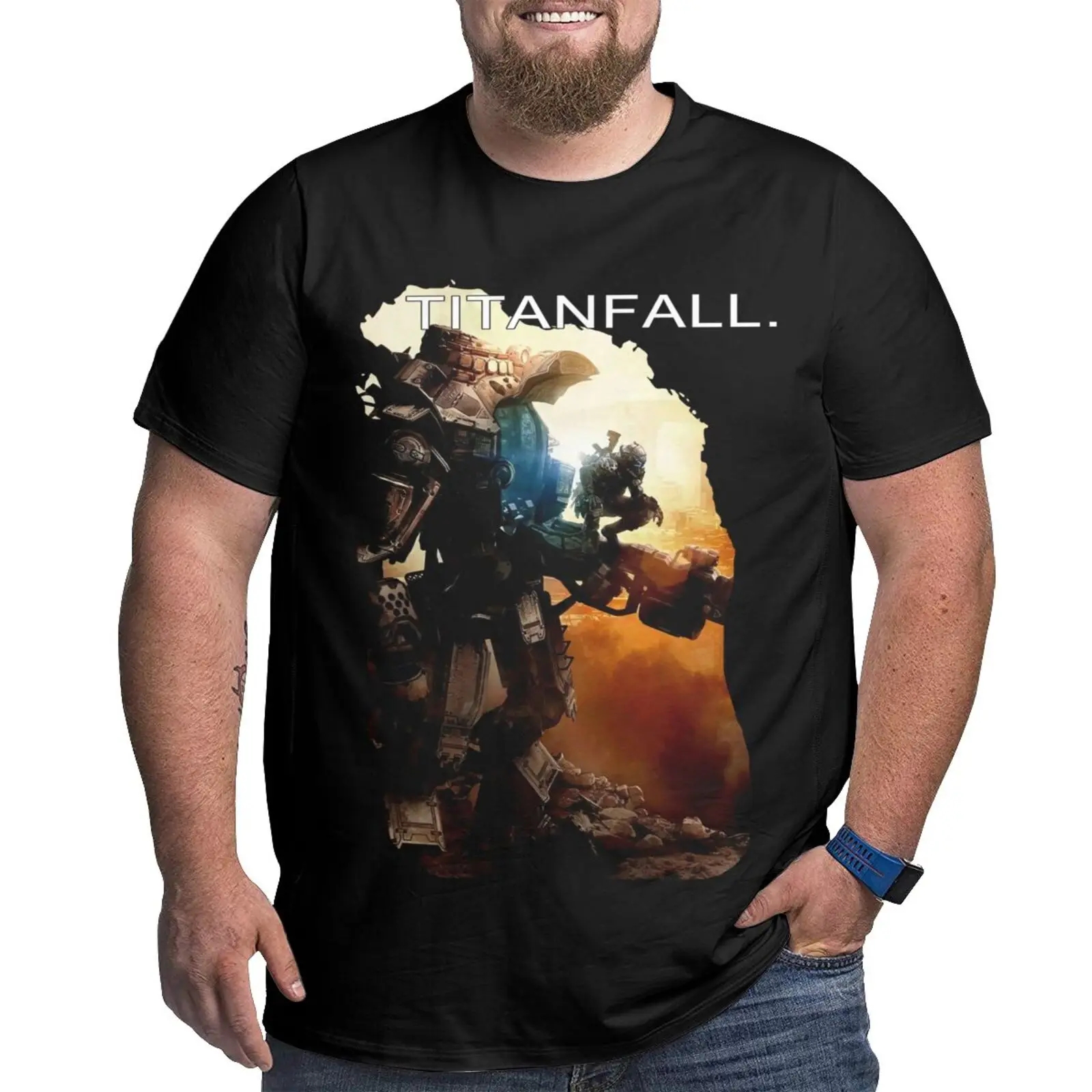 

Popular Titanfall Children's Oversized T-Shirt T-Shirts Man Anime Clothes Shirts For Men Oversized T-Shirt Anime T-Shirt Anime