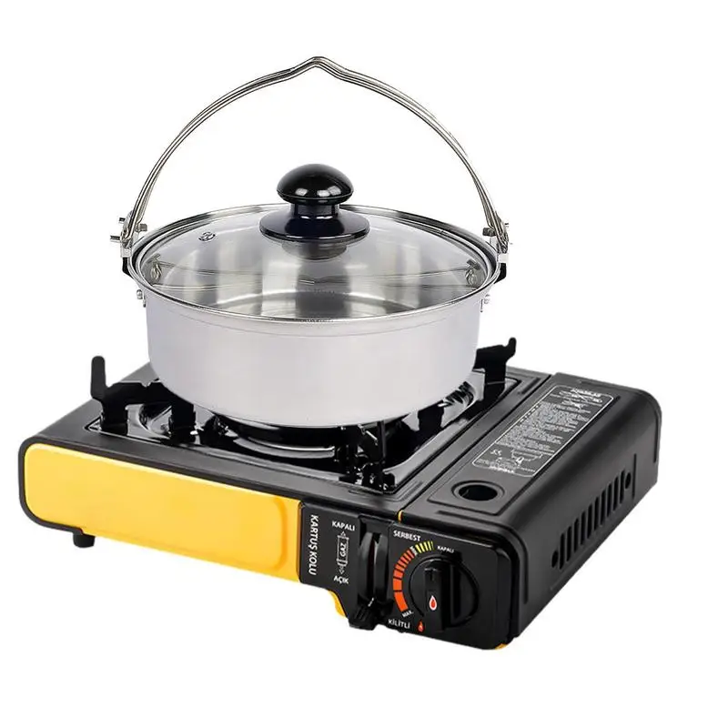 

Outdoor Cassette Stove Portable Camping Cooking Stove Multipurpose Picnic Cassette Stoves with Voltage Ceramic Ignition