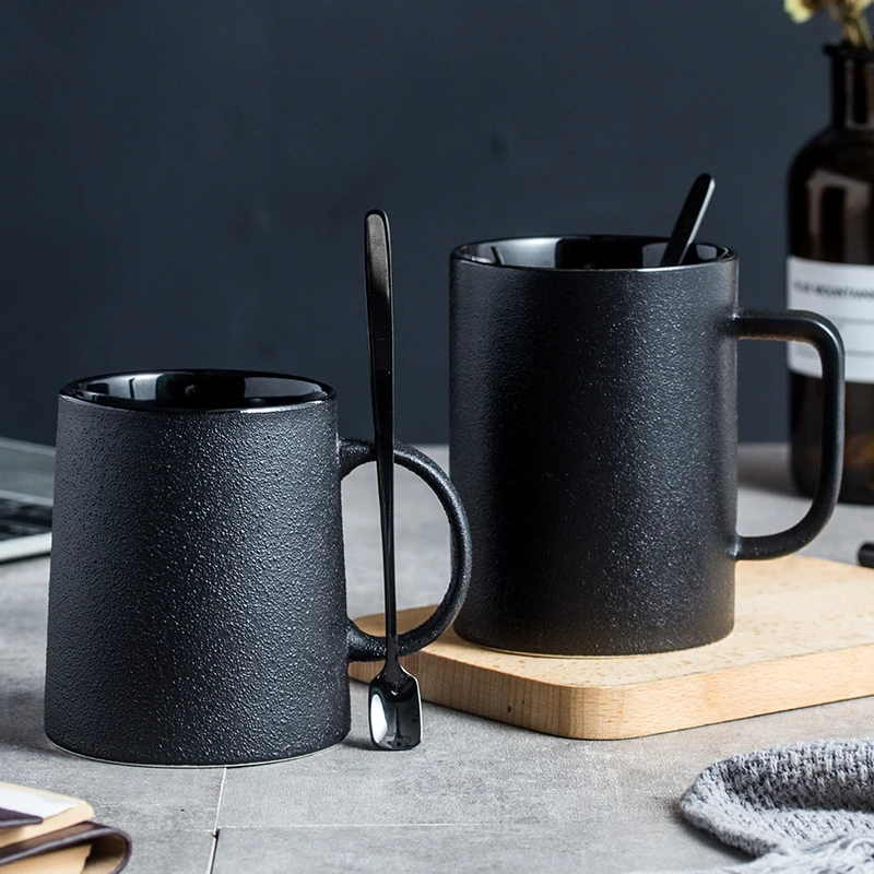 

Creamic Mug Creative Simple Retro Black Coffee Fathers Day Gifts From Daughter Nordic Design Taza De Cafe Drinkware BE50mg