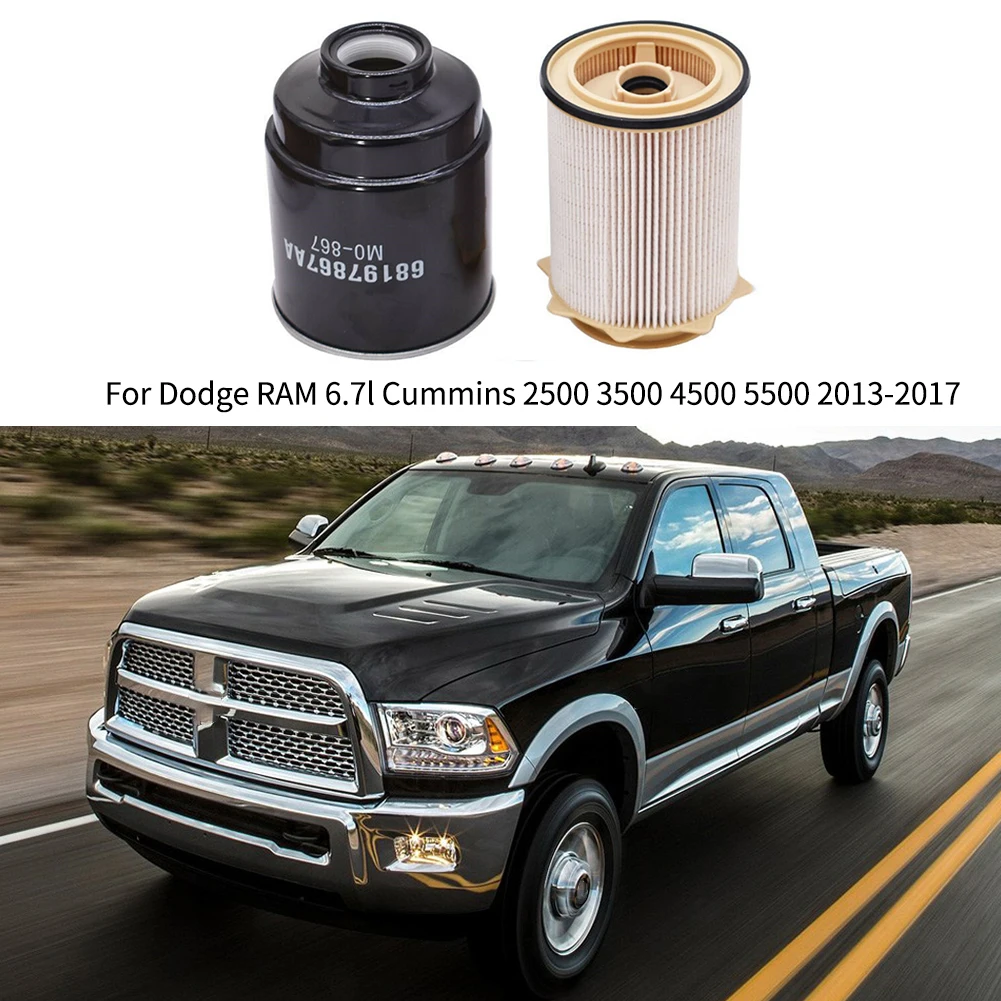 

1 Set Mopar Diesel Fuel Filter Kit For DODGE RAM 2500 3500 4500 WITH-- 6.7L DIESEL 13-18 5500 WITH-- 6.7L DIESEL 2015-2018
