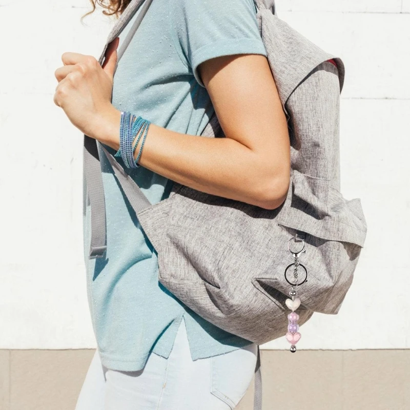 Набор из 32 удобных брелоков бисера с красочными карточками-заготовками для