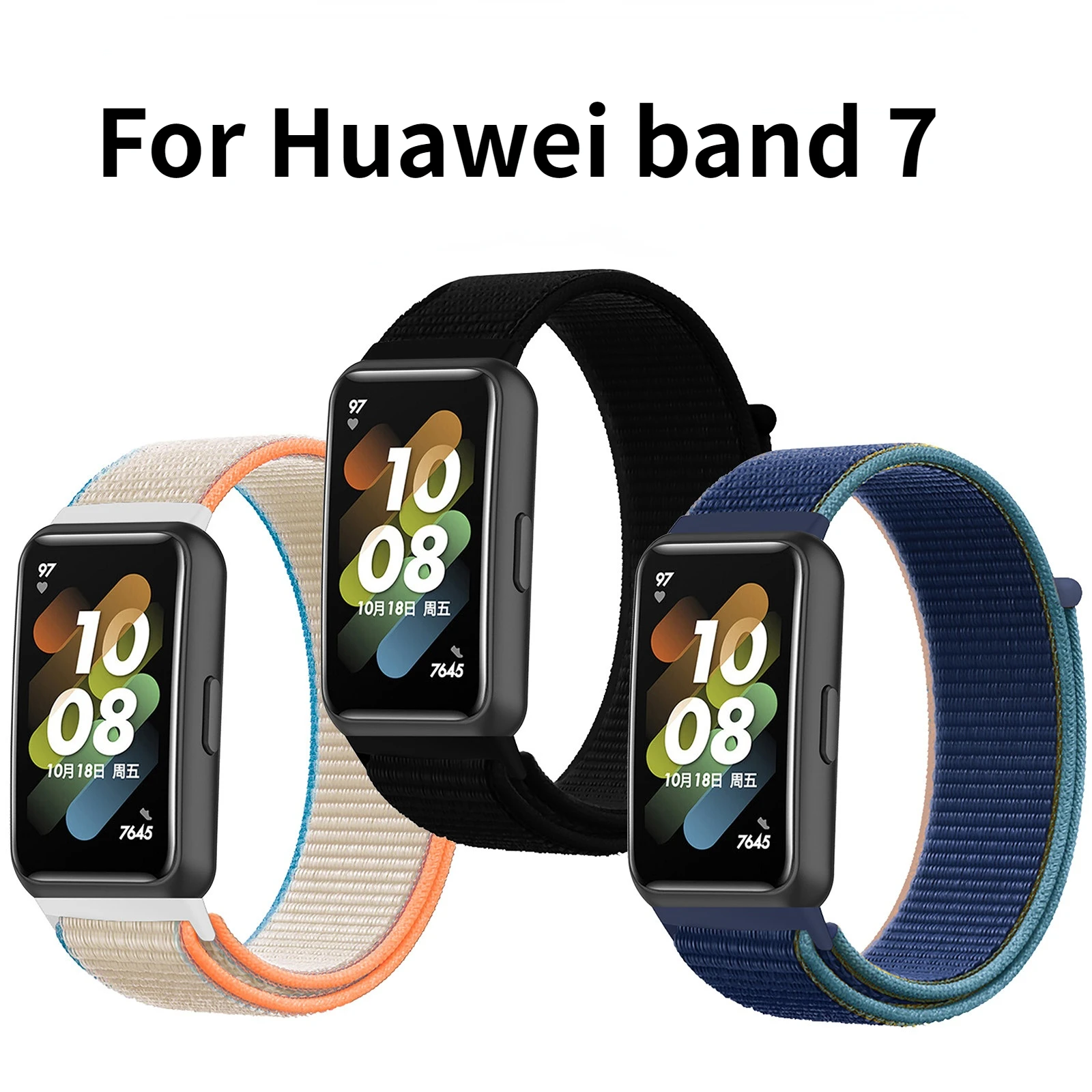 

Нейлоновый ремешок для смарт-браслета Huawei Band 7, сменный браслет для мужчин