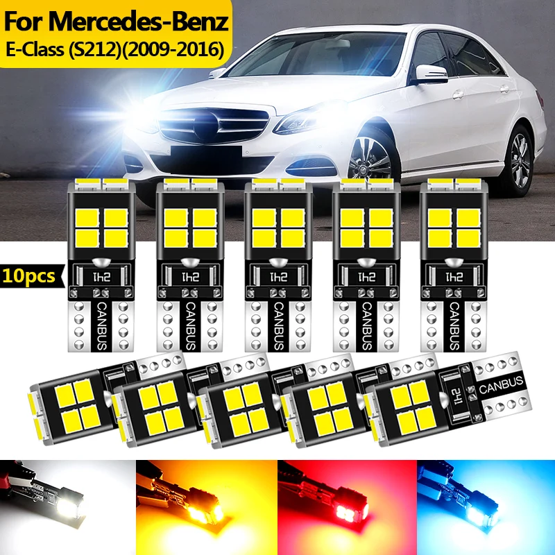 10 шт. 12 В для Mercedes-Benz E-Class S212 2009 2010-2016 светодиодный габаритный фонарь стояночная