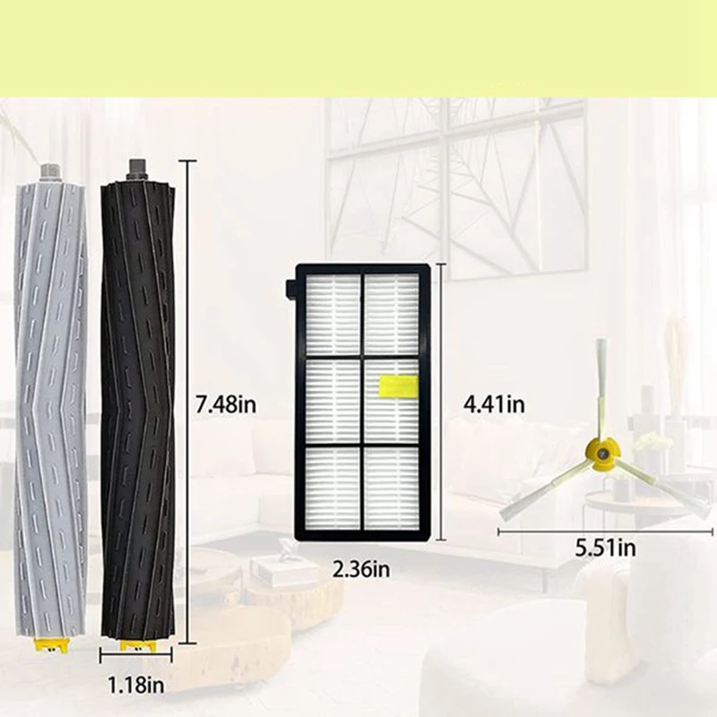 Для Irobot Roomba 800 900 серии 860 870 880 890 966 пылесос боковой ролик щетки Замена колеса