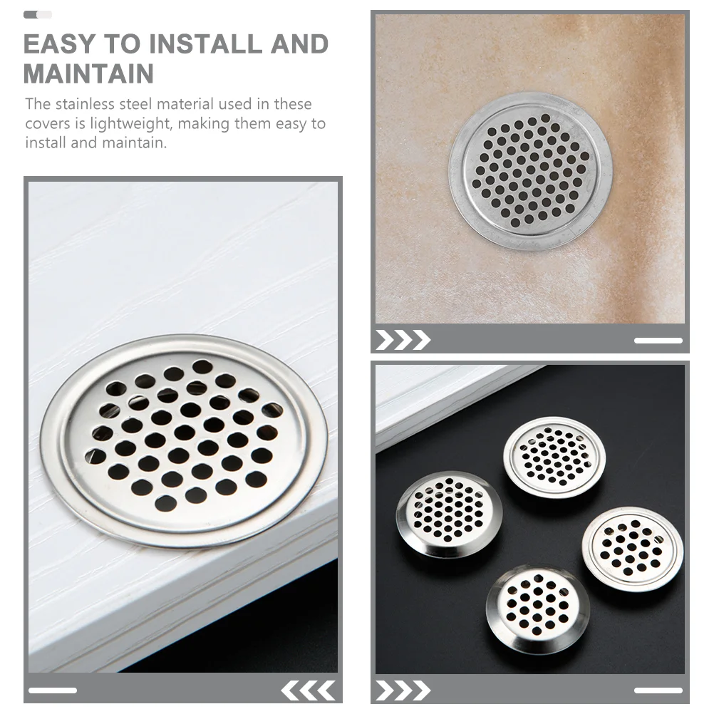 100 шт. вентиляционные отверстия для гардероба металлические заглушки мебели