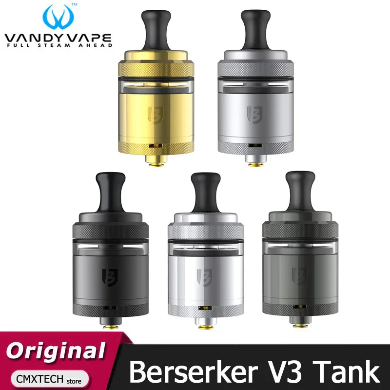 

Genuine Vandy Vape BERSERKER V3 MTL RTA Tank 2ML 6ML Vandyvape B3 MTL RTA Atomizer Vape Electronic Cigarette BSKR B3 Vaporizer