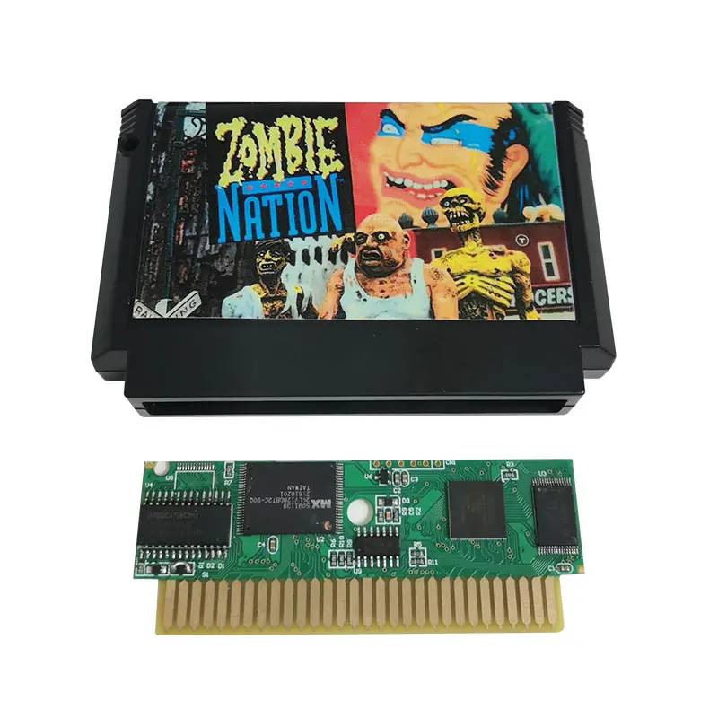 

Zombie Nation NES 8 Bit 60 Pins FC Game Cartridge