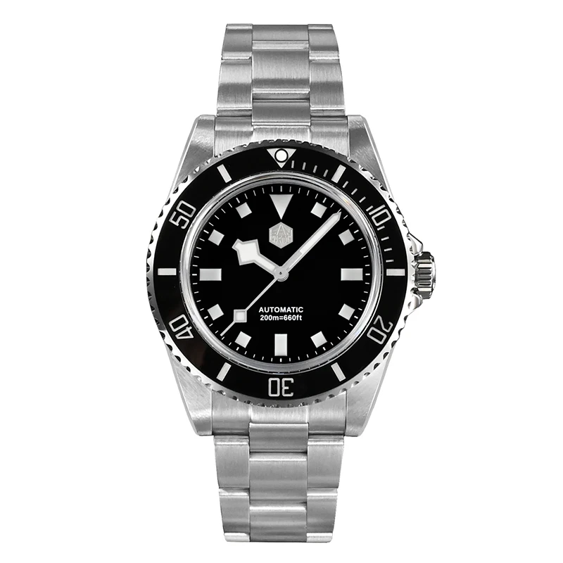 

men's waterproof mechanical watch water ghost diving watch steel watch