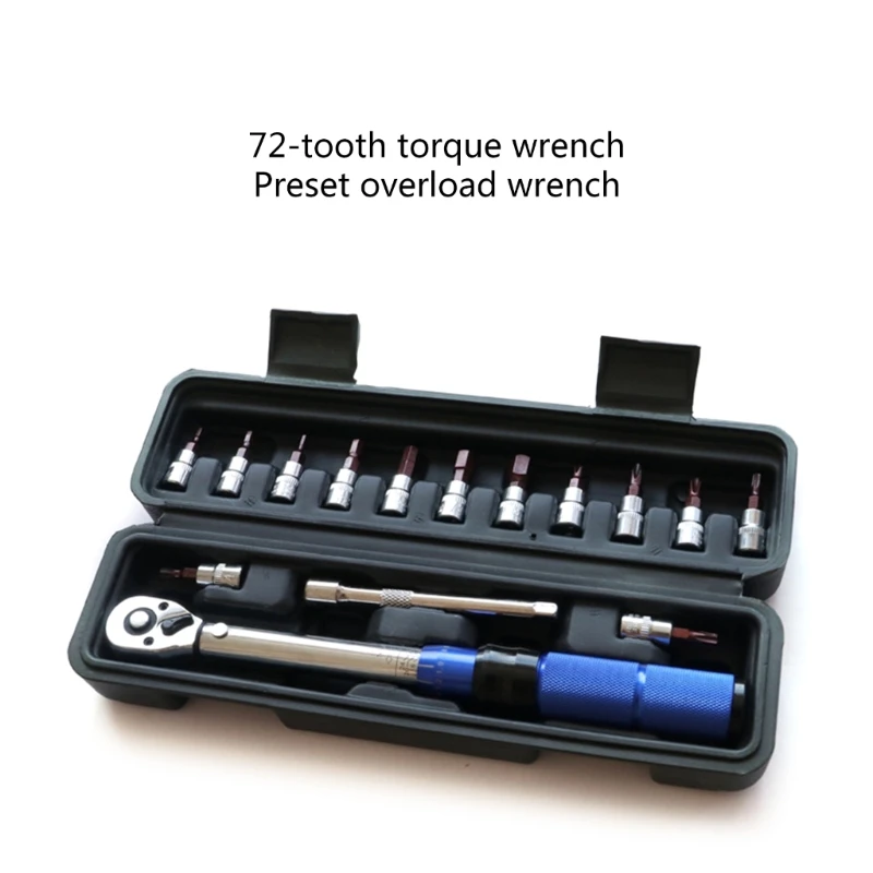 15 шт. регулируемый динамометрический ключ набор для ремонта велосипедов