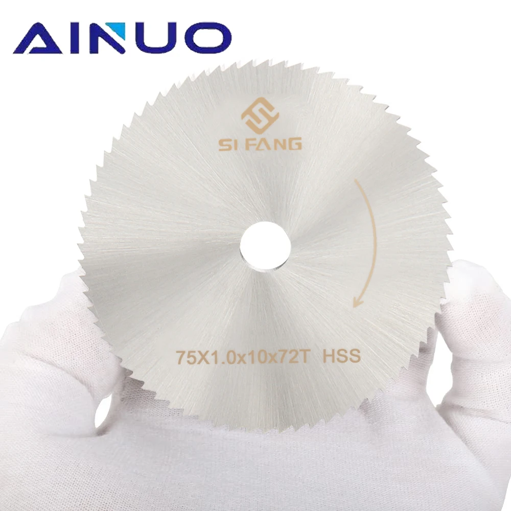 3inch HSS Circular Saw Blade Milling Cutting Disc 10mm Bore 