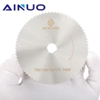 3inch hss circular saw blade milling cutting disc 10mm bore angle grinder rotary tool accessories for wood plastic aluminum