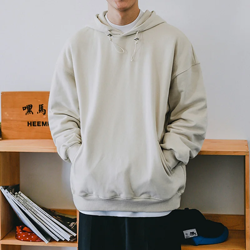 

Autumn men's embroidered sweater hooded pullover couple