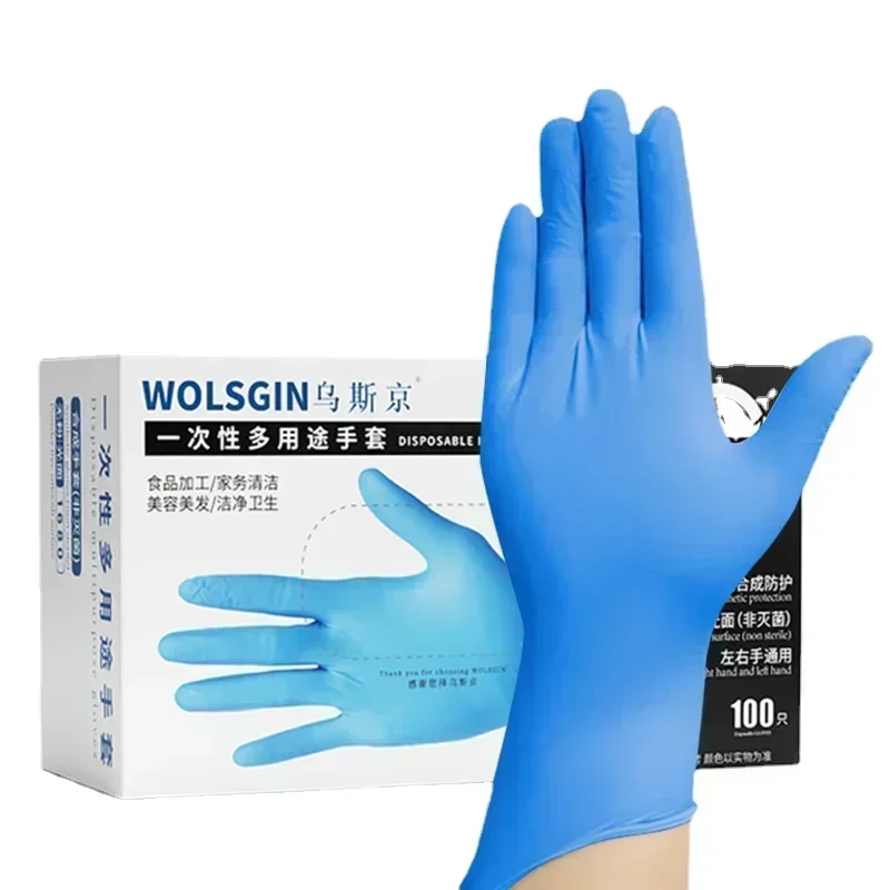 

Food Grade Disposable Synthetic Gloves for Labor Protection, Wear Resistance, Oil and Pollution Prevention, Kitchen Home
