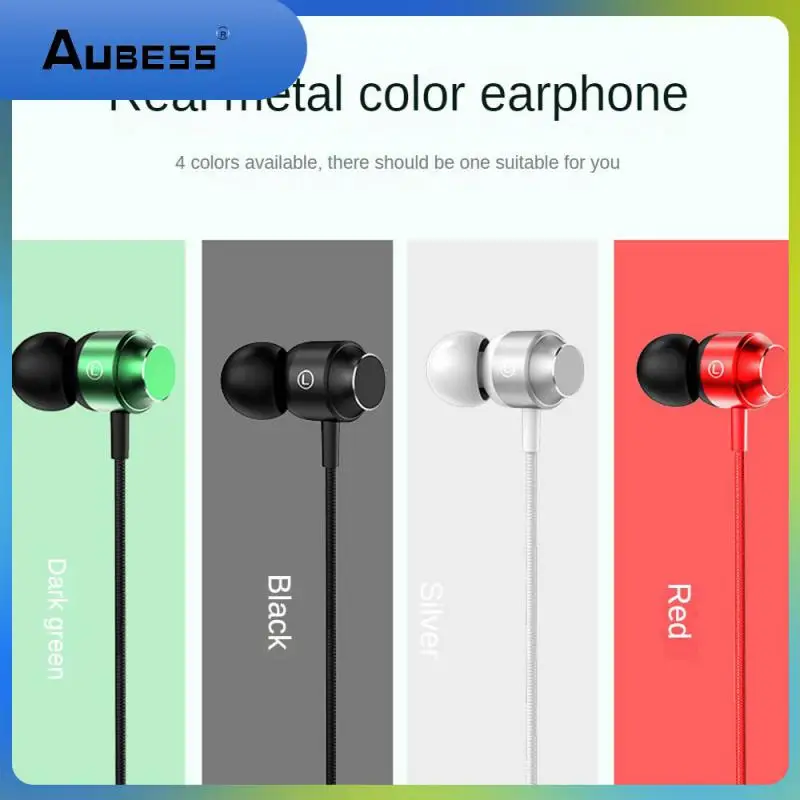 

Comfortable Earpiece 3.5mm Earphone Adjustable Headphones In-ear For Android With Mic Sports Earphones 9d Common Headset Wired