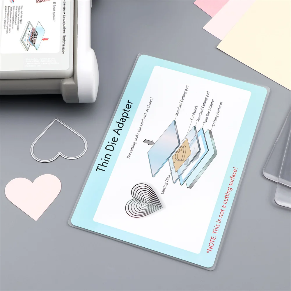 Пластиковая режущая пластина 22 8x15 4 см портативная машина для высечки и тиснения