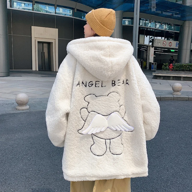 EOENKKY/2022 Winter Men Hooded Parka Oversized Warm Thicken Casual Coats Harajuku Streetwear Male Padded Jackets M-3XL