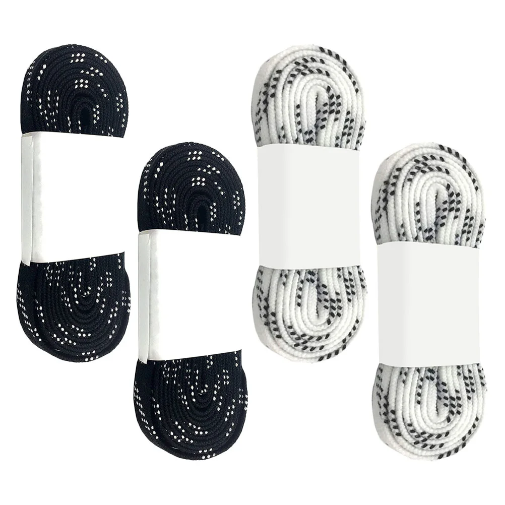 

2 Pairs Sports Shoelaces Ski Shoelaces Anti-slip Shoelaces Wear-resistant Shoelaces for Sports Hockey Skiing
