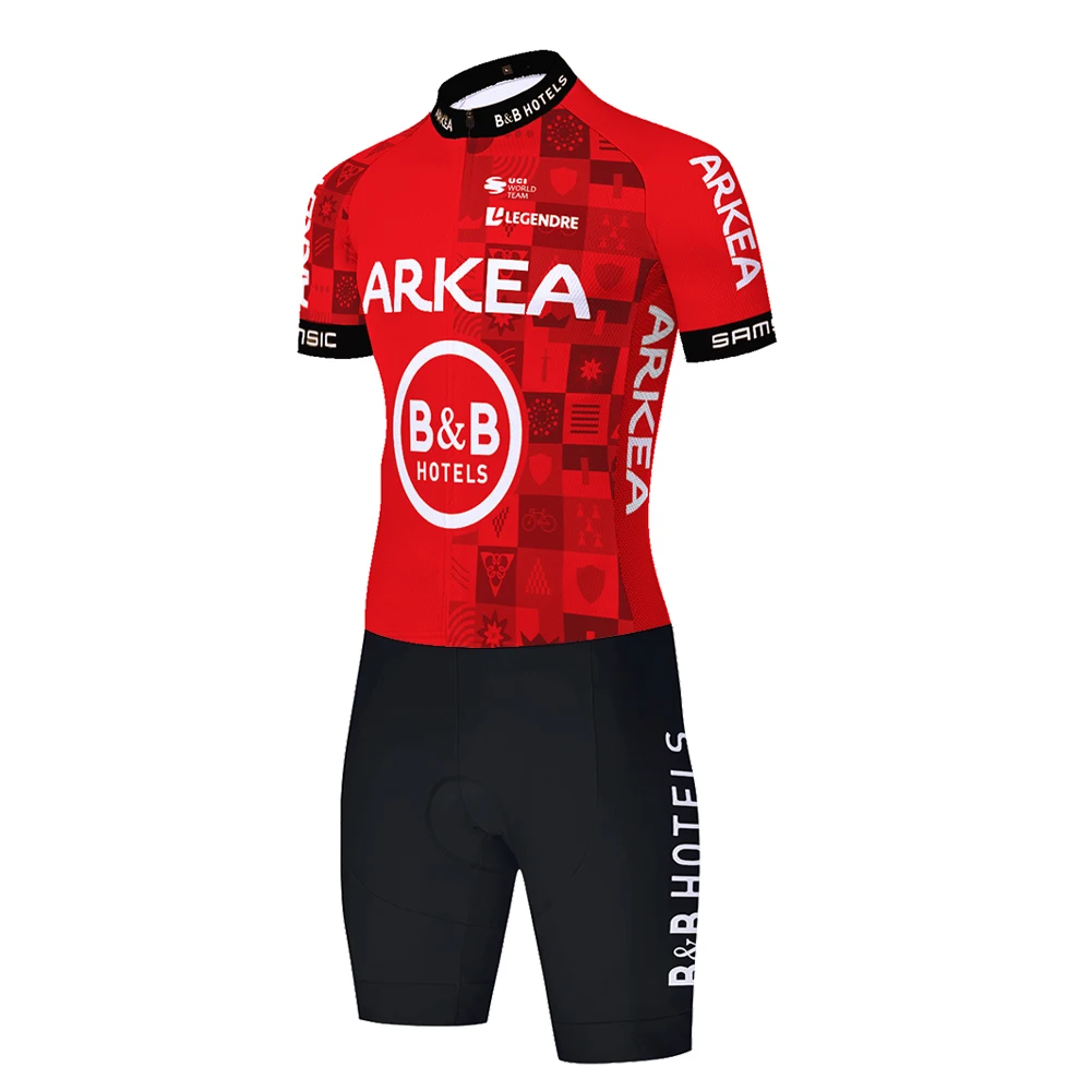 Высококачественный костюм для велоспорта ARKEA с лазерной резкой 2024 мужской