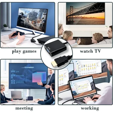 BGGQGG HDMI к VGA адаптер 1080P