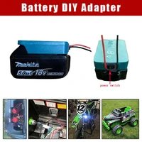 battery adapter compatible for makita bl series 14 4v18v li ion battery diy 12awg cable with power switch output converter tools