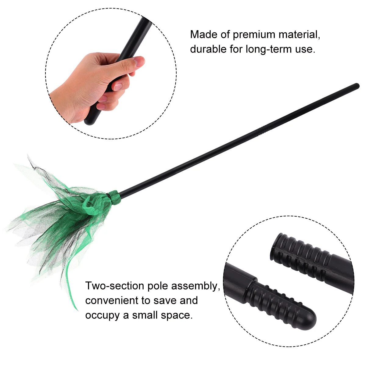 Хэллоуин метла женские украшения для свадебной церемонии метлы сетка ведьмы