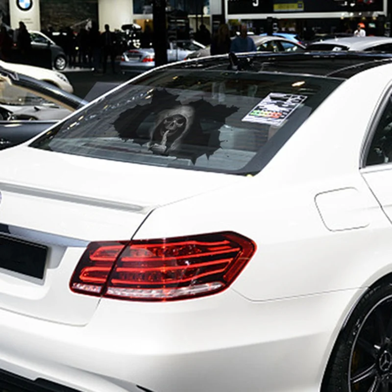 Наклейки на автомобиль страшный череп кость скелет для Renault Megane 2 3 Duster Logan Clio 4 Laguna