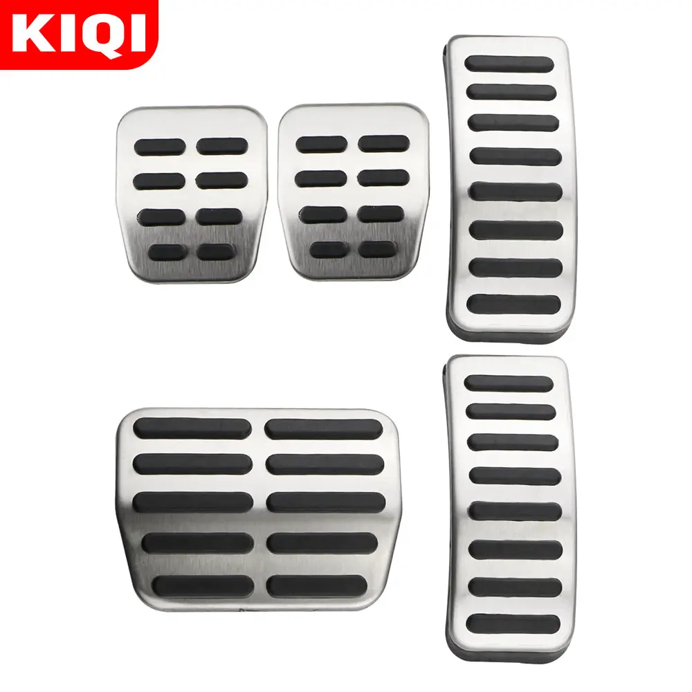 

Stainless Steel Car Gas Brake Pedals MT/AT Pedal Cover for Seat Ibiza 6K 6L 6J Skoda Fabia VW Polo 9N 6R Bora Golf MK4 IV