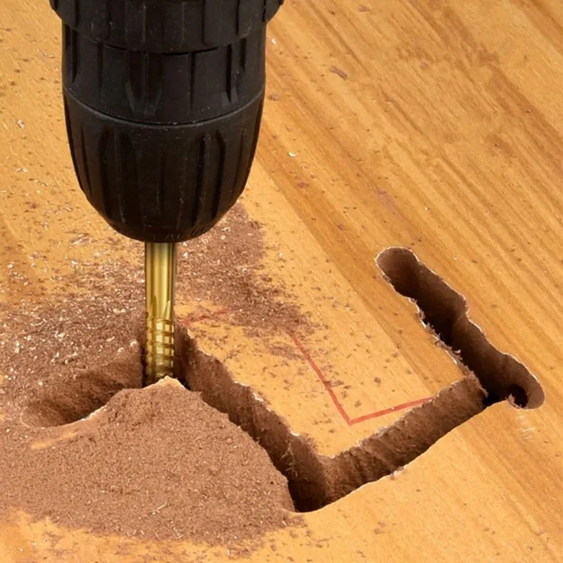 Сверло с титановым покрытием 3 мм спиральное зубчатое сверло композитное