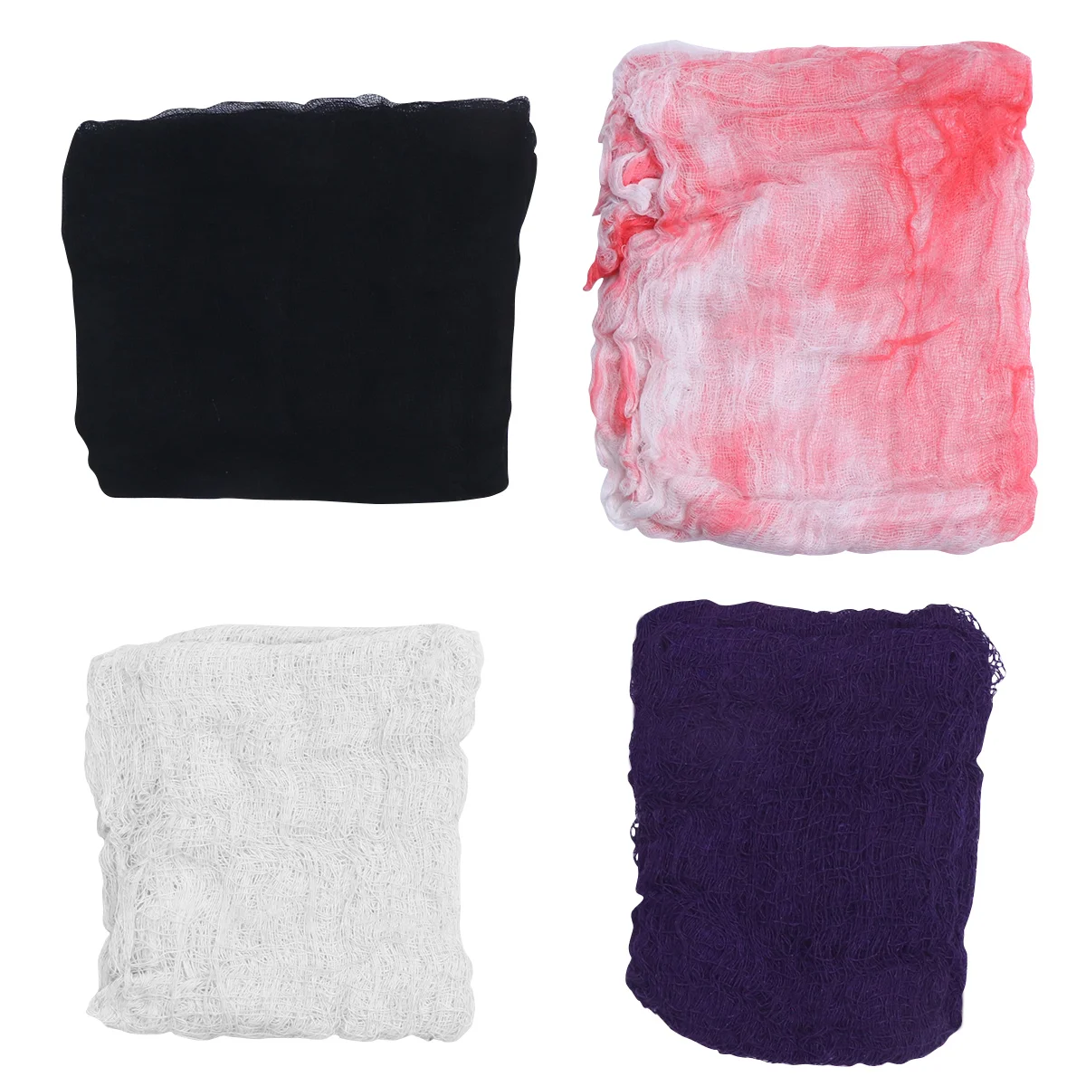 

Gauze Decoration Cloth Scary Spooky Prop Horror Scene Room Secret House Haunted White Drape Decorativestained Blood Bar Props