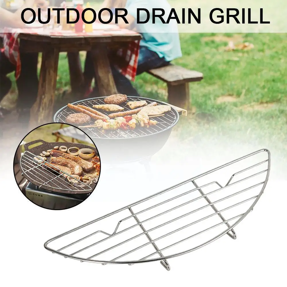

Baking Griddle Stainless Steel Cooking Baking Net Deformation Resistance Grilling Mesh Steaming Rack Anti-scorch for Bbq To S0H4