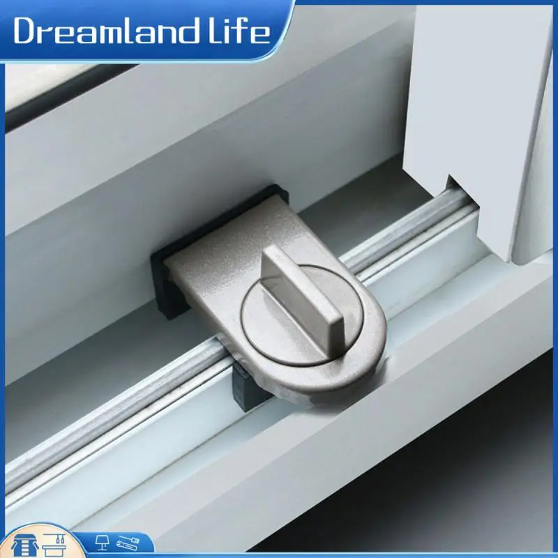 

Aluminum Alloy Sliding Door And Window Safety Lock Adjustable Security Door Locks Anti-theft Protection Lock Home Safety Latches