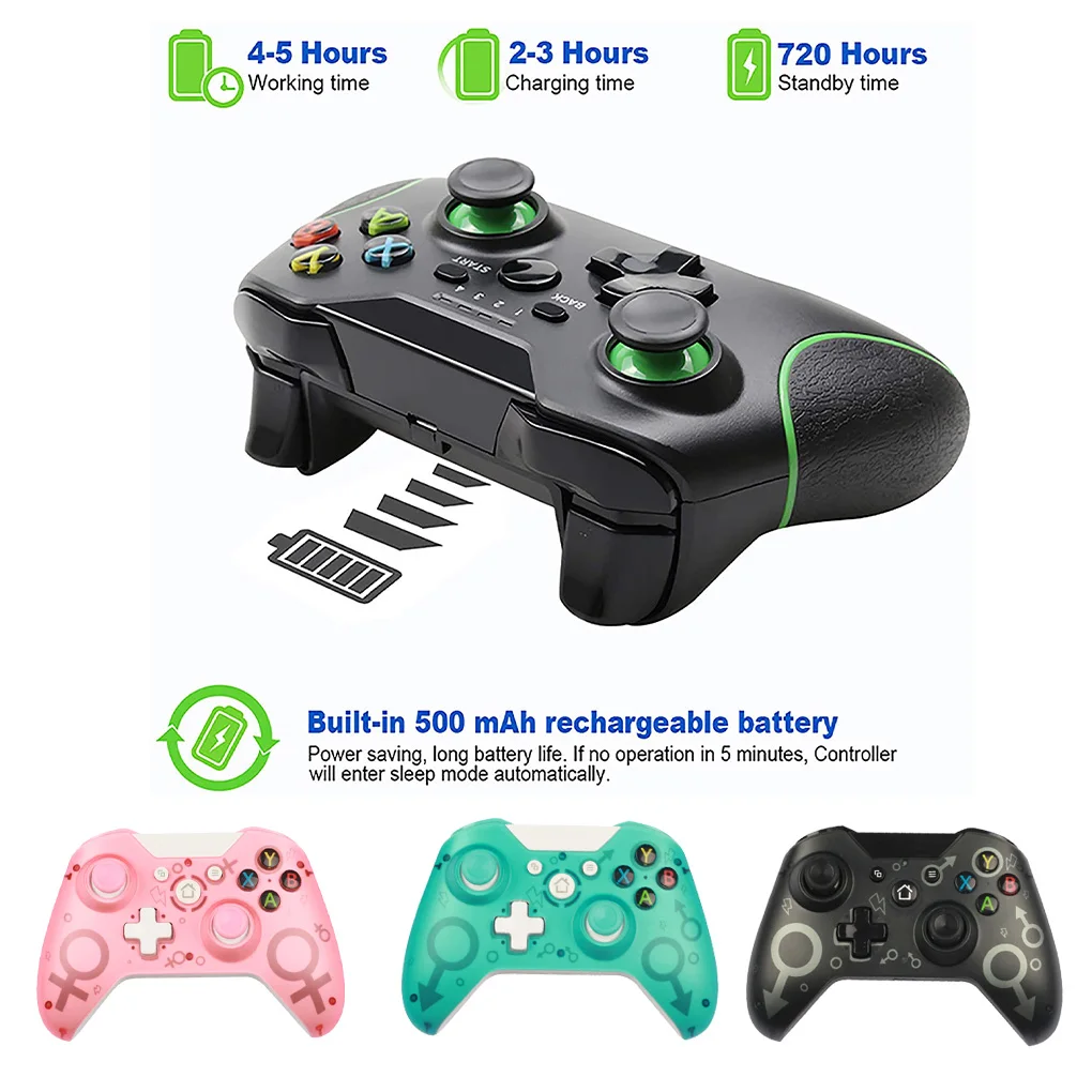 

2 4G беспроводной геймпад, портативный контроллер для ноутбука, деталь для замены игровой части для Xbox One Green
