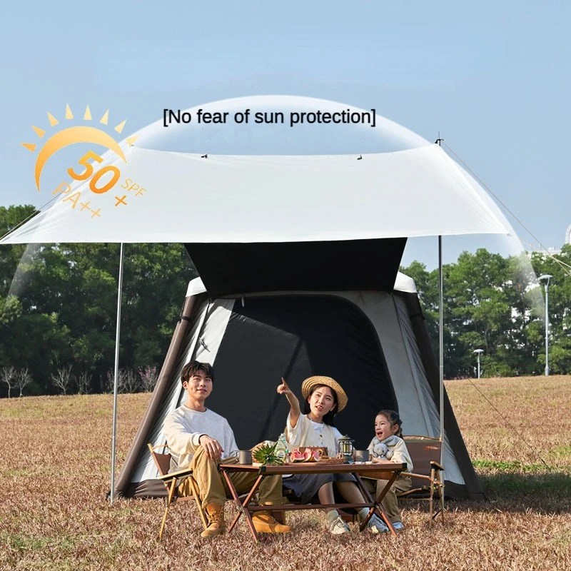 Навес брезентовый водонепроницаемый 2-в-1 на 3-4 человека автоматическая уличная
