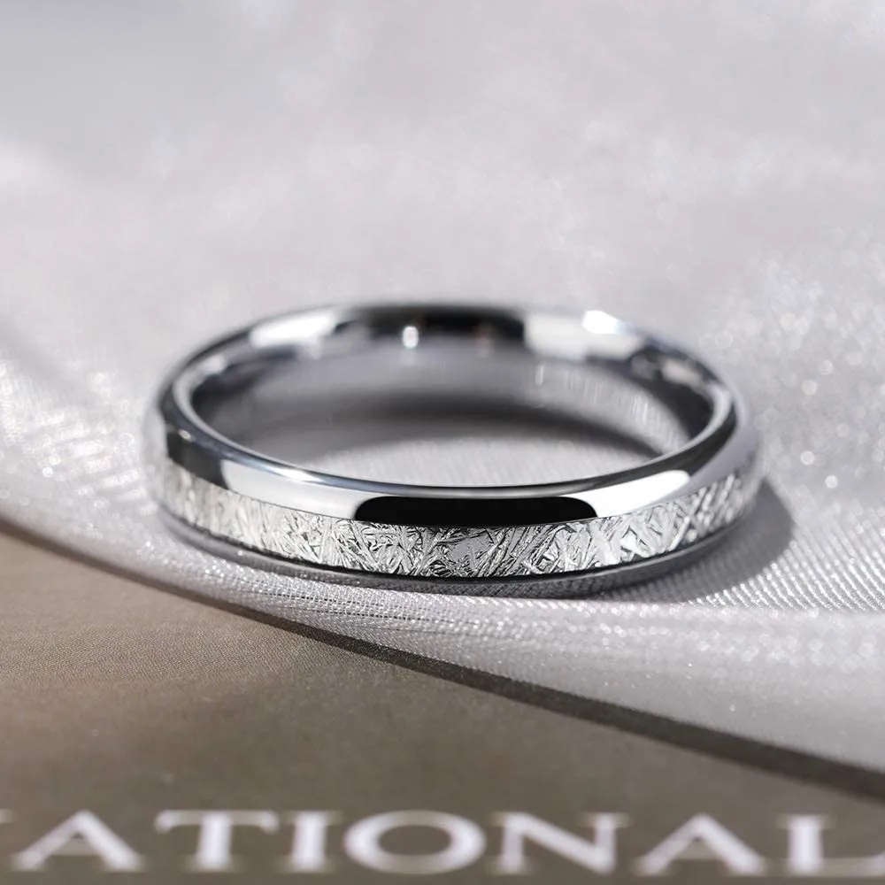 4/6/8 мм обручальное кольцо из нержавеющей стали серебряного цвета полированное с