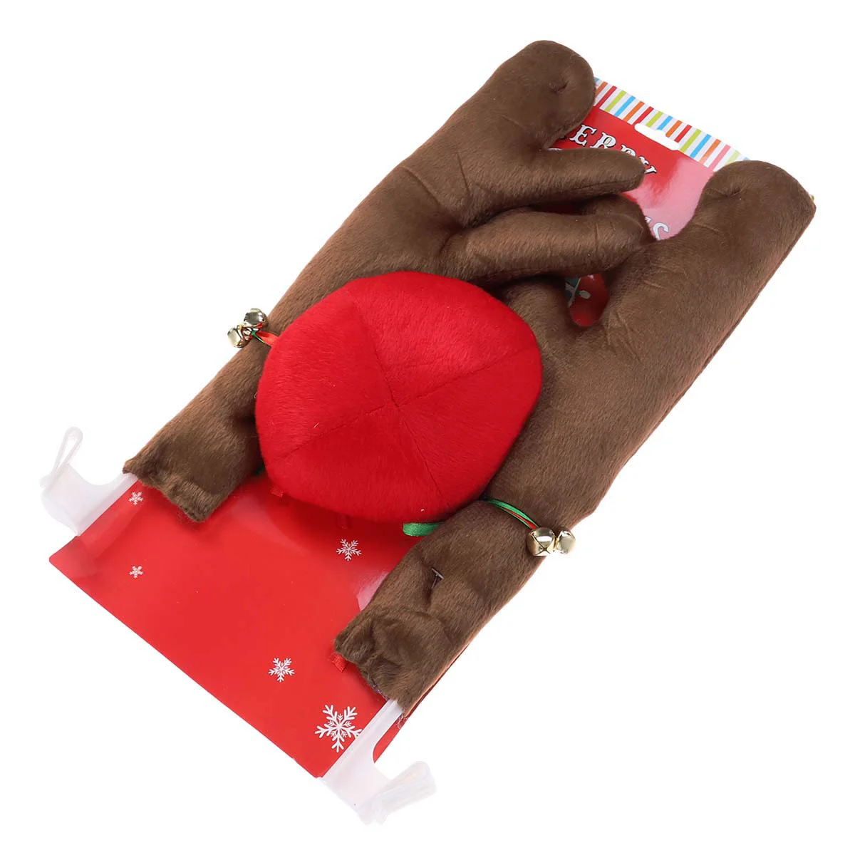 

1 Set Car Antlers with Nose Car Sedan Vehicle for Holiday Festival