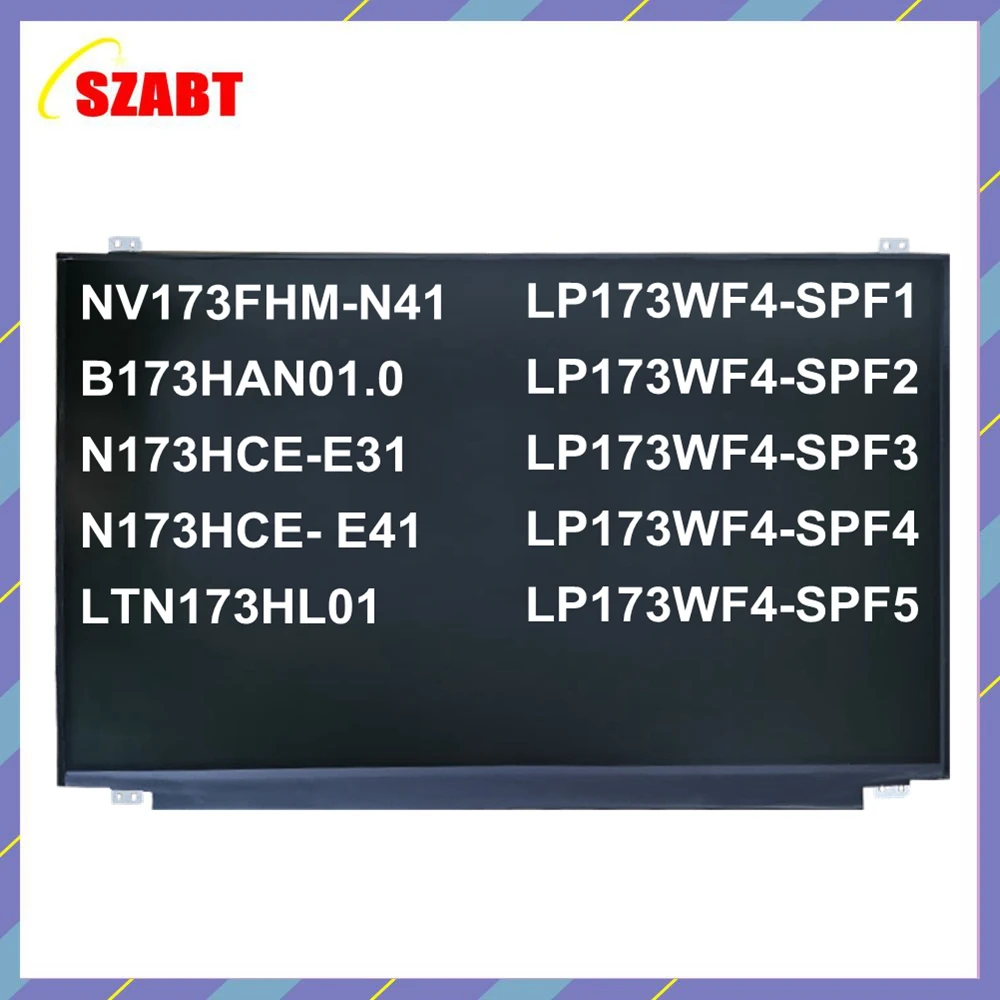 17 3 дюйма polegada Tela Do ноутбука NV173FHM-N41 B173HAN01.0 N173HCE-E31 N173HCE- E41 LTN173HL01 LP173WF4-SPF1 SPF2 SPF3 SPF4 SPF5 LCD