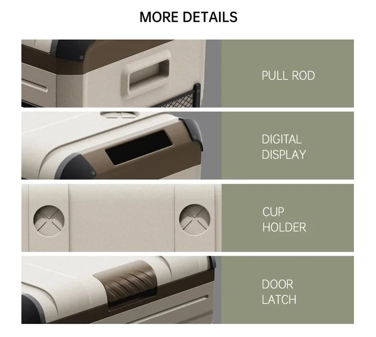 35-литровый уличный холодильник для автомобиля портативный с морозильной камерой