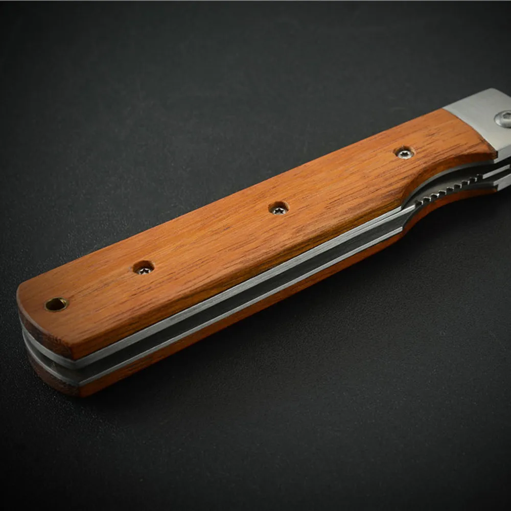 Продажа Складной кухонный нож 5,5 дюйма, уличный нож для овощей, удобный карманный инструмент для пикника, нож, Малый нож японского цвета, деревянная ... Цена Складной кухонный нож 5,5 дюйма, уличный нож для овощей, удобный карманный инструмент для пикника, нож, Малый нож японского цвета, деревянная ...