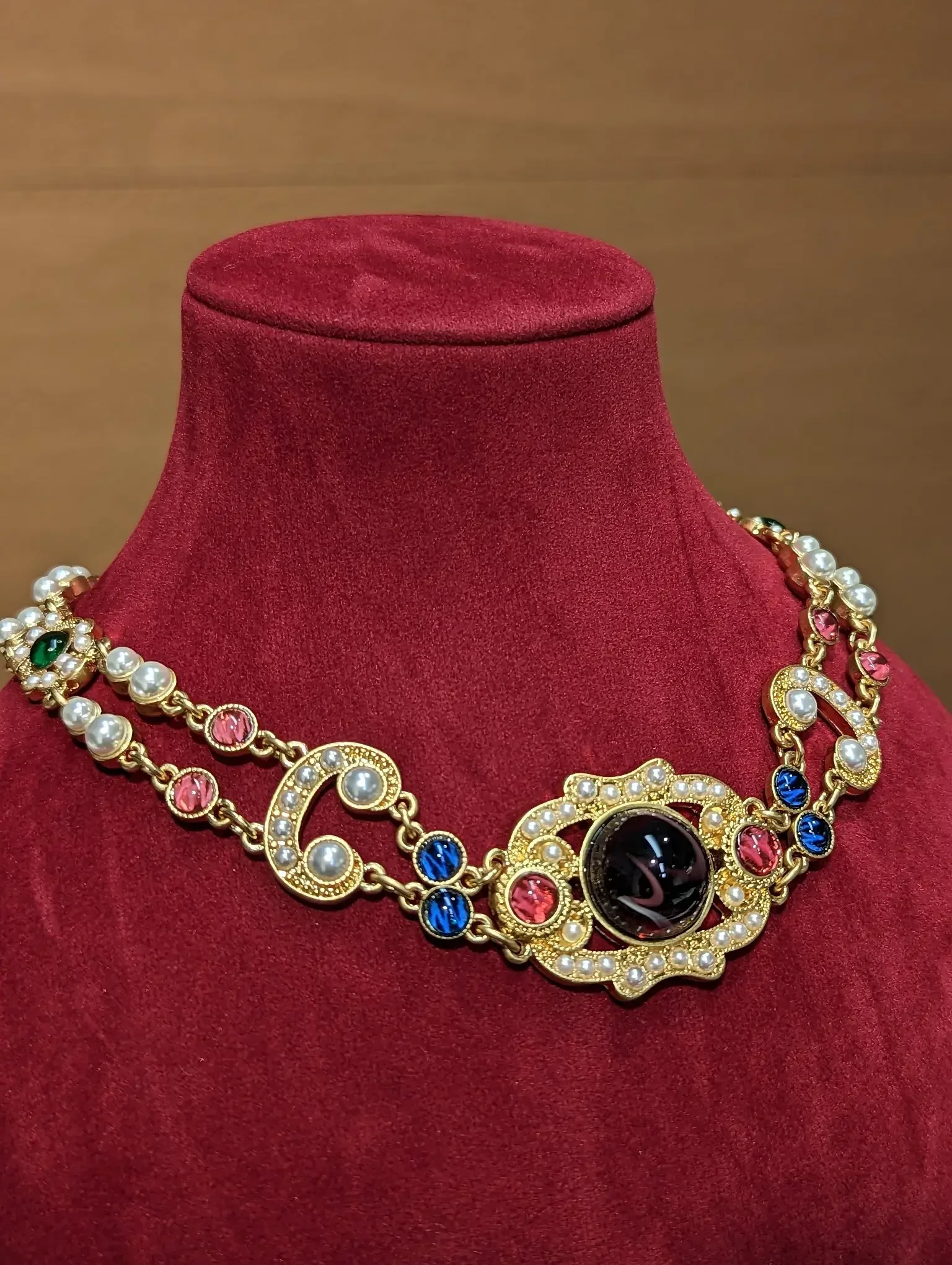 

Новое модное винтажное позолоченное ожерелье, Женские Ювелирные аксессуары