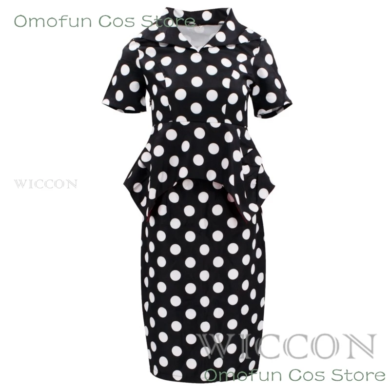 Женский костюм для косплея другой мамы платье на пуговицах с париком и очками