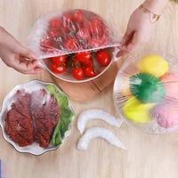 disposable plastic wrap universal pe plastic wrap food cover film bowl storage food packaging foods container lid shower cap