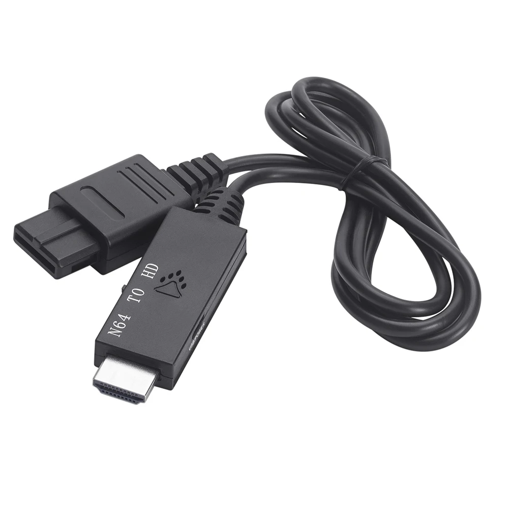 Фото Адаптер преобразователя 1 м подходит для игровых консолей Nintendo 64 в HDMI-совместимый адаптер Plug and Play для SNES/NGC/SFC №1