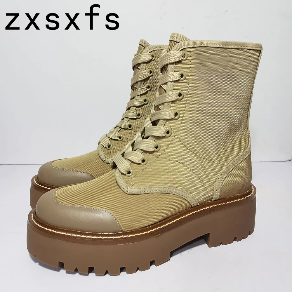 

Женские ботильоны на толстой подошве, Подиумные ботинки на платформе, вечерние облегающие ботинки на плоской подошве