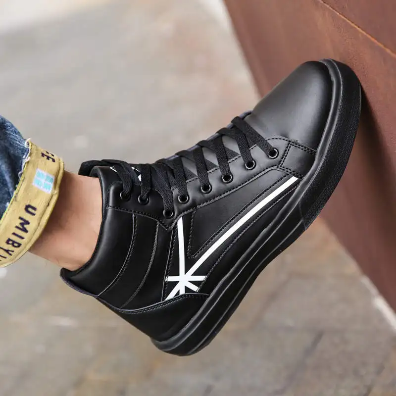 

Кроссовки Panske Tenisky мужские, повседневные теннисные туфли, без шнуровки, черные, Shuse 2022