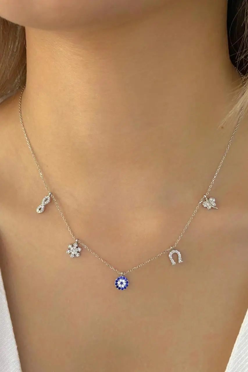

Fortune Necklace White 925 Silver Necklace